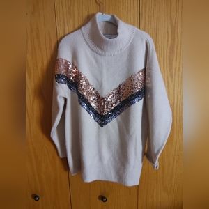 Sweater with sequins